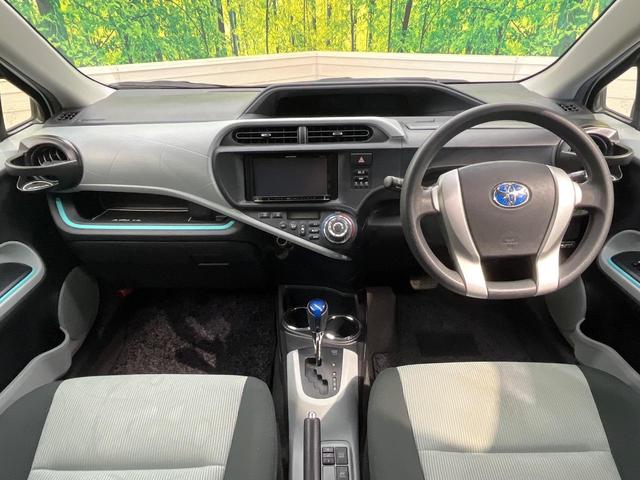 アクア S SDナビ 禁煙車 シートヒーター スマートキー HIDヘッド ETC 15インチAW CD再生 HIDフォグ(2枚目)