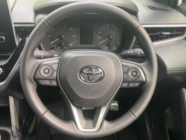 カローラクロス ハイブリッド G ディスプレイオーディオ バックカメラ 衝突被害軽減システム レーダークルーズ 禁煙車 コーナーセンサー スマートキー LEDヘッド ETC オートハイビーム 車線逸脱警報 オートライト オートエアコン(11枚目)