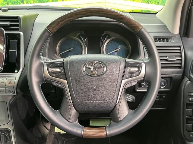 ランドクルーザープラド TX 4WD ディーゼル サンルーフ 9型ナビ バックカメラ トヨタセーフティセンス レーダークルーズ 禁煙車 コーナーセンサー レーンキープ スマートキー LEDヘッド ETC オートマチックハイビーム(11枚目)