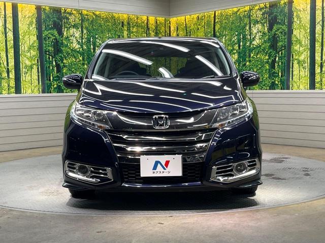 オデッセイハイブリッド ハイブリッドアブソルート・ホンダセンシングＥＸパック　純正ナビ　両側電動ドア　バックカメラ　衝突被害軽減システム　禁煙車　ハーフレザーシート　パワーシート　コーナーセンサー　スマートキー　ＬＥＤヘッド　ビルトインＥＴＣ　純正１７インチアルミ　車線逸脱警報（15枚目）