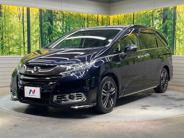 オデッセイハイブリッド ハイブリッドアブソルート・ホンダセンシングＥＸパック　純正ナビ　両側電動ドア　バックカメラ　衝突被害軽減システム　禁煙車　ハーフレザーシート　パワーシート　コーナーセンサー　スマートキー　ＬＥＤヘッド　ビルトインＥＴＣ　純正１７インチアルミ　車線逸脱警報（25枚目）