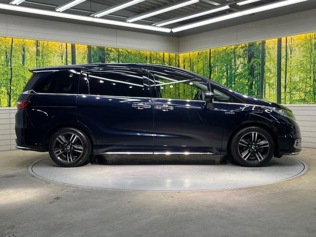 オデッセイハイブリッド ハイブリッドアブソルート・ホンダセンシングＥＸパック　純正ナビ　両側電動ドア　バックカメラ　衝突被害軽減システム　禁煙車　ハーフレザーシート　パワーシート　コーナーセンサー　スマートキー　ＬＥＤヘッド　ビルトインＥＴＣ　純正１７インチアルミ　車線逸脱警報（27枚目）