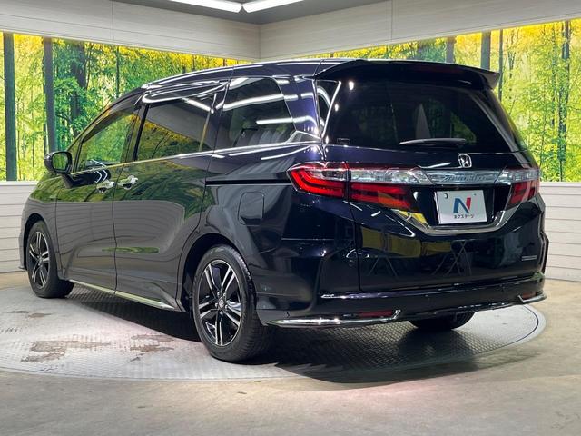 オデッセイハイブリッド ハイブリッドアブソルート・ホンダセンシングＥＸパック　純正ナビ　両側電動ドア　バックカメラ　衝突被害軽減システム　禁煙車　ハーフレザーシート　パワーシート　コーナーセンサー　スマートキー　ＬＥＤヘッド　ビルトインＥＴＣ　純正１７インチアルミ　車線逸脱警報（28枚目）