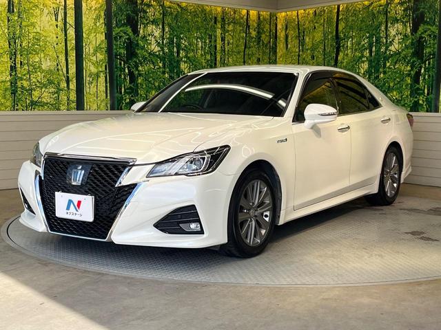 クラウンハイブリッド アスリートＳ　純正８型ナビ　バックカメラ　プリクラッシュセーフティ　レーダークルーズ　禁煙車　レザーシート　シートヒーター　シートエアコン　ドラレコ　コーナーセンサー　レーンキープ　スマートキー　ＬＥＤヘッドランプ（24枚目）