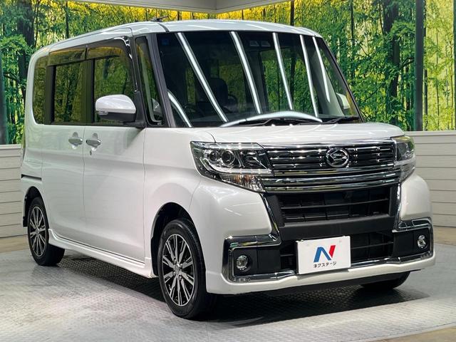 タント カスタムＸ　トップエディションＳＡＩＩＩ　電動スライドドア　バックカメラ　衝突被害軽減システム　禁煙車　ハーフレザーシート　シートヒーター　コーナーセンサー　スマートキー　ＬＥＤヘッド　ＥＴＣ　純正１４インチアルミ　オートハイビーム（16枚目）