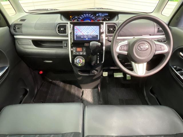 タント カスタムＸ　トップエディションＳＡＩＩＩ　両側電動スライド　純正８型ナビ　全周囲カメラ　スマートアシスト　禁煙車　ハーフレザーシート　シートヒーター　ドラレコ　コーナーセンサー　スマートキー　ＬＥＤヘッド　ＥＴＣ　オートマチックハイビーム（2枚目）
