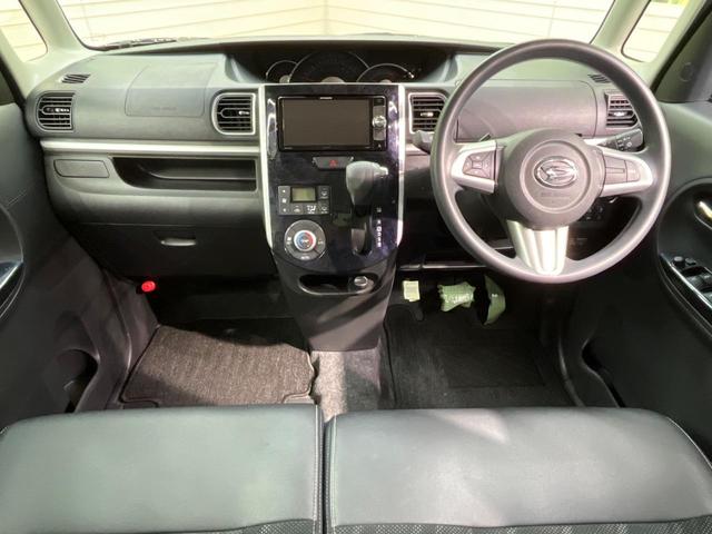 タント カスタムＸ　トップエディションＳＡＩＩＩ　電動スライド　ナビ　バックカメラ　スマートアシスト　禁煙車　ハーフレザーシート　シートヒーター　コーナーセンサー　スマートキー　ＬＥＤヘッド　ＥＴＣ　オートマチックハイビーム　車線逸脱警報（2枚目）