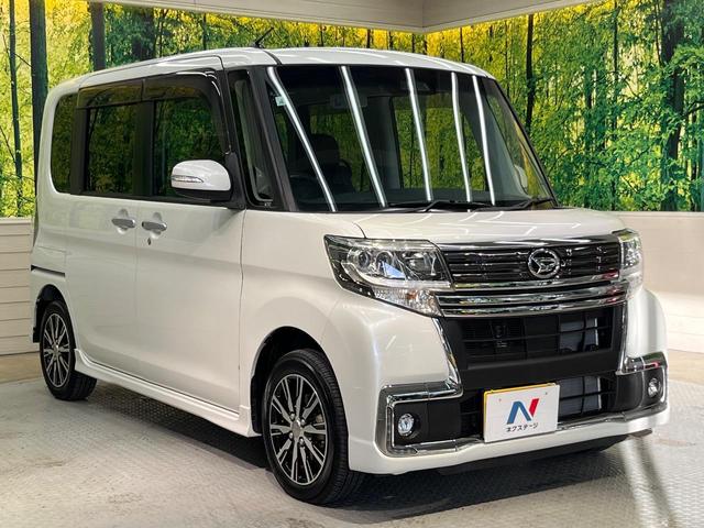 タント カスタムＸ　トップエディションＳＡＩＩＩ　電動スライド　ナビ　バックカメラ　スマートアシスト　禁煙車　ハーフレザーシート　シートヒーター　コーナーセンサー　スマートキー　ＬＥＤヘッド　ＥＴＣ　オートマチックハイビーム　車線逸脱警報（16枚目）