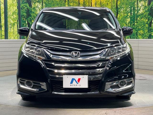 オデッセイ アブソルート 電動スライドドア SDナビ 後席モニター 衝突被害軽減システム 禁煙車 ハーフレザーシート スマートキー LEDヘッド ビルトインETC クルコン 純正17インチアルミ オートライト オートエアコン(15枚目)