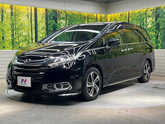 オデッセイ アブソルート 電動スライドドア SDナビ 後席モニター 衝突被害軽減システム 禁煙車 ハーフレザーシート スマートキー LEDヘッド ビルトインETC クルコン 純正17インチアルミ オートライト オートエアコン(24枚目)