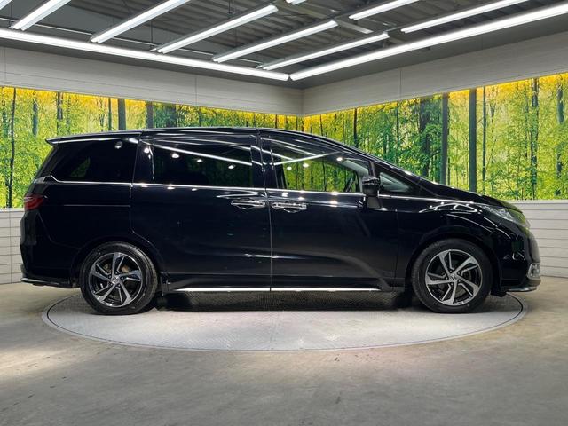 オデッセイ アブソルート 電動スライドドア SDナビ 後席モニター 衝突被害軽減システム 禁煙車 ハーフレザーシート スマートキー LEDヘッド ビルトインETC クルコン 純正17インチアルミ オートライト オートエアコン(26枚目)