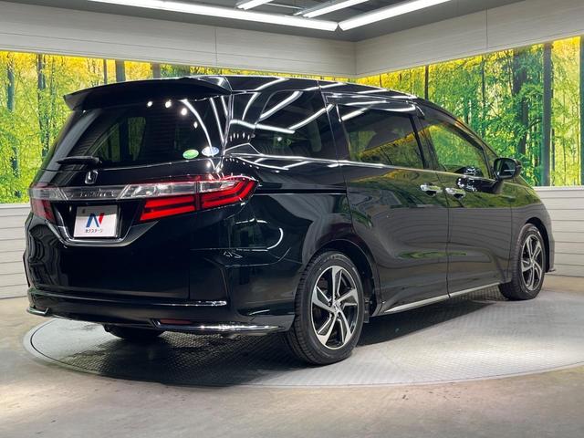 オデッセイ アブソルート 電動スライドドア SDナビ 後席モニター 衝突被害軽減システム 禁煙車 ハーフレザーシート スマートキー LEDヘッド ビルトインETC クルコン 純正17インチアルミ オートライト オートエアコン(28枚目)