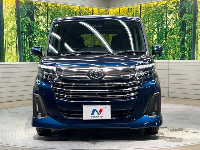 ルーミー カスタムG SDナビ 両側電動ドア 全周囲カメラ 衝突被害軽減システム レーダークルーズ 禁煙車 コーナーセンサー スマートキー LEDヘッド 純正14インチアルミ オートハイビーム 車線逸脱警報 オートライト(14枚目)