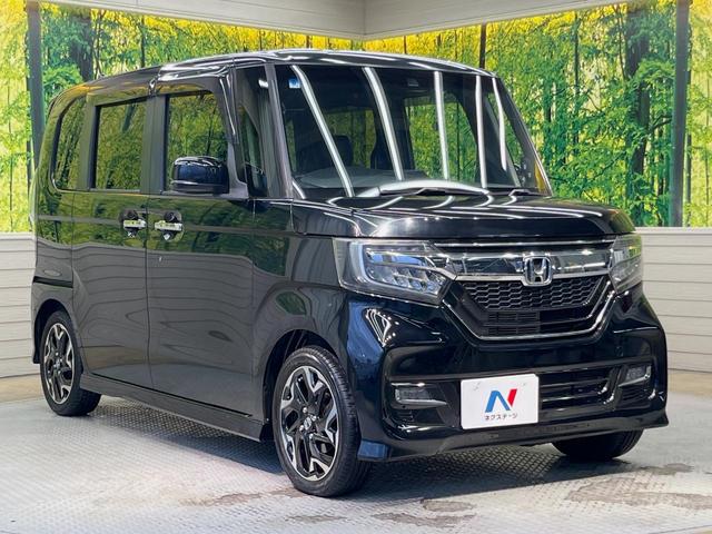 Ｎ－ＢＯＸカスタム Ｇ・Ｌターボホンダセンシング　両側電動ドア　後席モニター　ＳＤナビ　バックカメラ　衝突被害軽減システム　レーダークルーズ　禁煙車　ハーフレザーシート　ドラレコ　コーナーセンサー　スマートキー　ＬＥＤヘッド　ビルトインＥＴＣ（16枚目）