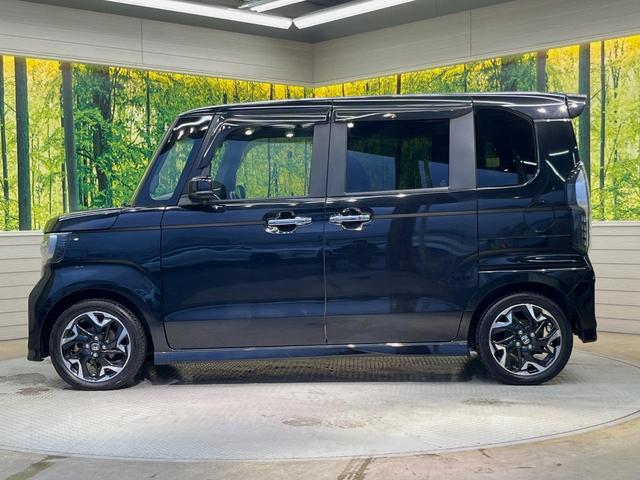 Ｎ－ＢＯＸカスタム Ｇ・Ｌターボホンダセンシング　両側電動ドア　後席モニター　ＳＤナビ　バックカメラ　衝突被害軽減システム　レーダークルーズ　禁煙車　ハーフレザーシート　ドラレコ　コーナーセンサー　スマートキー　ＬＥＤヘッド　ビルトインＥＴＣ（25枚目）