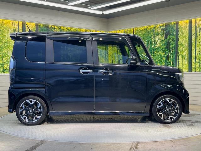 Ｎ－ＢＯＸカスタム Ｇ・Ｌターボホンダセンシング　両側電動ドア　後席モニター　ＳＤナビ　バックカメラ　衝突被害軽減システム　レーダークルーズ　禁煙車　ハーフレザーシート　ドラレコ　コーナーセンサー　スマートキー　ＬＥＤヘッド　ビルトインＥＴＣ（26枚目）