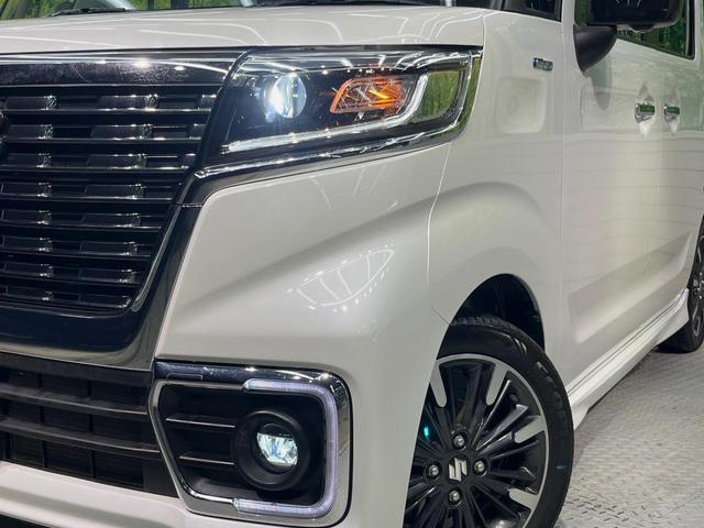 スペーシアカスタム ハイブリッドＸＳターボ　両側電動ドア　純正ＳＤナビ　全周囲カメラ　衝突被害軽減システム　禁煙車　ハーフレザーシート　シートヒーター　コーナーセンサー　スマートキー　ＬＥＤヘッド　ビルトインＥＴＣ　クルコン　盗難防止装置（12枚目）