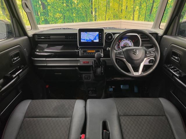 スペーシアカスタム ハイブリッドＸＳターボ　両側電動ドア　ＳＤナビ　バックカメラ　衝突被害軽減システム　レーダークルーズ　禁煙車　ハーフレザーシート　シートヒーター　ドラレコ　コーナーセンサー　スマートキー　ＬＥＤヘッド　ビルトインＥＴＣ（2枚目）