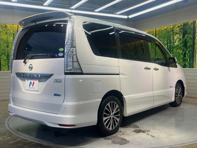 セレナ ハイウェイスター　Ｖセレ＋セーフティＩＩ　ＳＨＶ　両側電動ドア　８型ナビ　後席モニター　全周囲カメラ　衝突被害軽減システム　禁煙車　コーナーセンサー　スマートキー　ＬＥＤヘッド　ビルトインＥＴＣ　クルコン　純正１６インチアルミ　車線逸脱警報（28枚目）