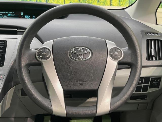 プリウス Ｓ　純正ＳＤナビ　バックカメラ　禁煙車　スマートキー　ＨＩＤヘッド　ビルトインＥＴＣ　オートライト　オートエアコン　Ｂｌｕｅｔｏｏｔｈ　ＣＤ　地デジ　ステアリングスイッチ　盗難防止装置（11枚目）