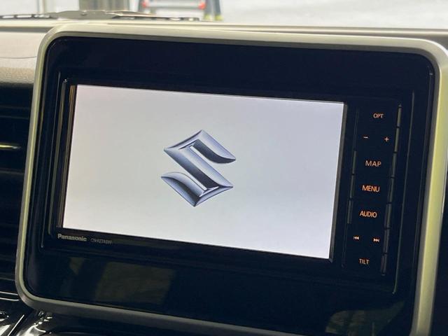 スペーシアカスタム ハイブリッドＸＳ　両側電動ドア　純正ＳＤナビ　全周囲カメラ　衝突被害軽減システム　禁煙車　ハーフレザーシート　シートヒーター　コーナーセンサー　スマートキー　ＬＥＤヘッド　車線逸脱警報　オートライト　オートエアコン（3枚目）