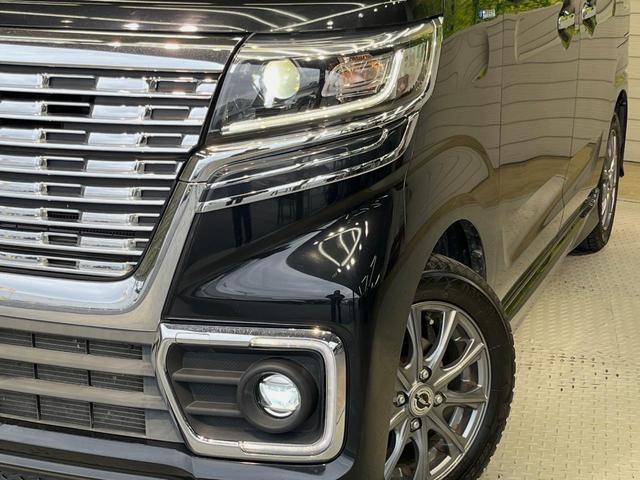 スペーシアカスタム ハイブリッドＸＳ　両側電動ドア　純正ＳＤナビ　全周囲カメラ　衝突被害軽減システム　禁煙車　ハーフレザーシート　シートヒーター　コーナーセンサー　スマートキー　ＬＥＤヘッド　車線逸脱警報　オートライト　オートエアコン（12枚目）