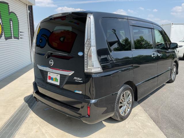 セレナ ライダー S-ハイブリッド 純正SDナビ・フルセグTV・DVD・Bluetooth・バックカメラ・純正11インチフリップダウンモニター・ETC・両側パワースライドドア・衝突軽減ブレーキ・車線逸脱警報・LEDオートライト(12枚目)