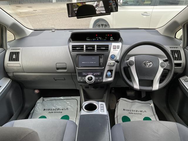 プリウスアルファ Ｓ　パナソニックＳＤナビ・フルセグＴＶ・Ｂｌｕｅｔｏｏｔｈ・バックカメラ・ＥＴＣ・ＬＥＤオートライト・フォグランプ・寒冷地仕様・社外レーダー（23枚目）