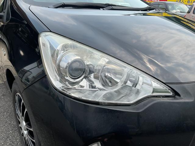 アクア Ｓ　社外ＳＤナビ・フルセグＴＶ・Ｂｌｕｅｔｏｏｔｈ・バックカメラ・ＥＴＣ・社外アルミホイール・ＨＩＤオートライト・アイドリングストップ・プッシュスタート・ヘッドライトレベライザー・オートリトラミラー（38枚目）