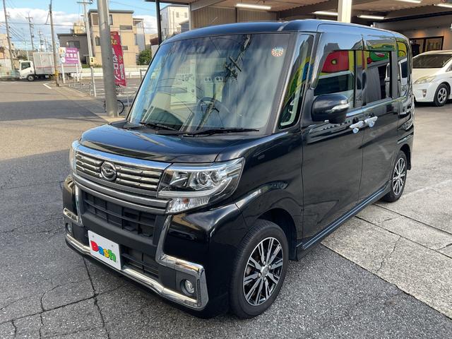 タント カスタムＸ　トップエディションＳＡＩＩＩ　ストラーダＳＤナビ・フルセグＴＶ・ＤＶＤ・ワンオーナー・ＬＥＤオートライト・フォグランプ・バックカメラ・ＥＴＣ・パキングソナー・衝突軽減装置・純正アルミホイール・片側電動スライドドア・シートヒーター（5枚目）