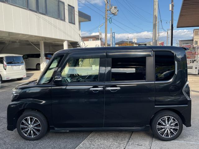 タント カスタムＸ　トップエディションＳＡＩＩＩ　ストラーダＳＤナビ・フルセグＴＶ・ＤＶＤ・ワンオーナー・ＬＥＤオートライト・フォグランプ・バックカメラ・ＥＴＣ・パキングソナー・衝突軽減装置・純正アルミホイール・片側電動スライドドア・シートヒーター（7枚目）