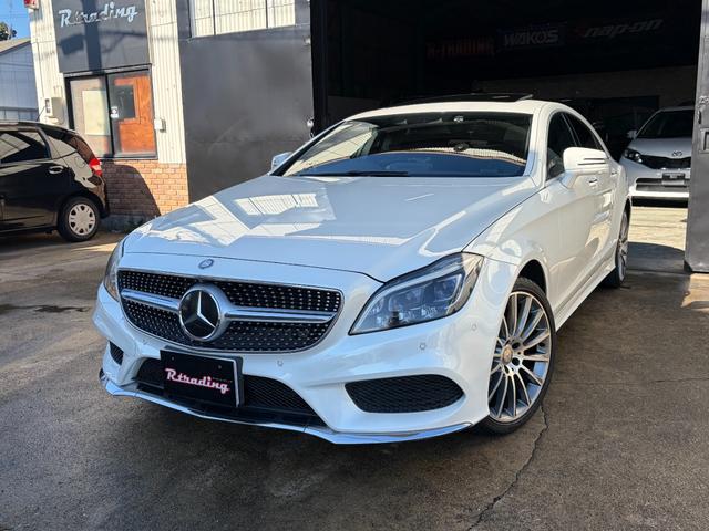 ＣＬＳクラス ＣＬＳ２２０　ブルーテック　ＡＭＧライン　サンルーフ　純正ナビ　アラウンドビュー　メモリーパワーシート　パワートランク　本革シート　地デジ　ＢＳＭ　純正ドラレコ　レーダーセーフティ（2枚目）