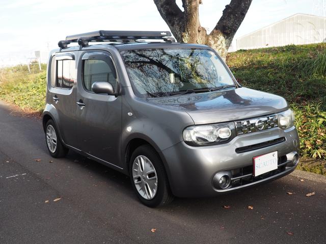 キューブ １５Ｘ　Ｖセレクション　ガラスルーフ　禁煙車◎　ハイスぺナビ　フルセグＴＶ　キャリア　デジタルミラー　スマートキー２個　Ｂｌｕｅｔｏｏｔｈ（音楽再生＋電話ＯＫ）キーレス自動格納ミラー　バックカメラ　日本製前後ドラレコ　ＥＴＣ（6枚目）