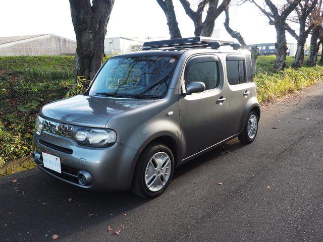 キューブ １５Ｘ　Ｖセレクション　ガラスルーフ　禁煙車◎　ハイスぺナビ　フルセグＴＶ　キャリア　デジタルミラー　スマートキー２個　Ｂｌｕｅｔｏｏｔｈ（音楽再生＋電話ＯＫ）キーレス自動格納ミラー　バックカメラ　日本製前後ドラレコ　ＥＴＣ（7枚目）