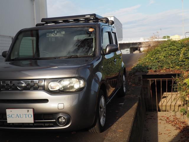 キューブ １５Ｘ　Ｖセレクション　ガラスルーフ　禁煙車◎　ハイスぺナビ　フルセグＴＶ　キャリア　デジタルミラー　スマートキー２個　Ｂｌｕｅｔｏｏｔｈ（音楽再生＋電話ＯＫ）キーレス自動格納ミラー　バックカメラ　日本製前後ドラレコ　ＥＴＣ（26枚目）