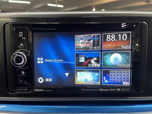 ｃｌａｒｉｏｎ７インチナビ装備です。ＤＶＤ再生などお楽しみいただけます！