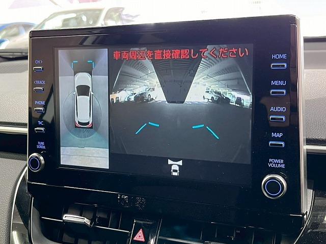 カローラクロス ハイブリッド　Ｚ　パノラマルーフ／１０．５インチナビ／全周囲／ブラインドスポット／シートヒーター／レーダークルーズ／ＣＤ／ＤＶＤ／Ｂｌｕｅｔｏｏｔｈ接続／パワーシート／１８インチアルミ／衝突軽減／レーンアシスト／ＥＴＣ（22枚目）