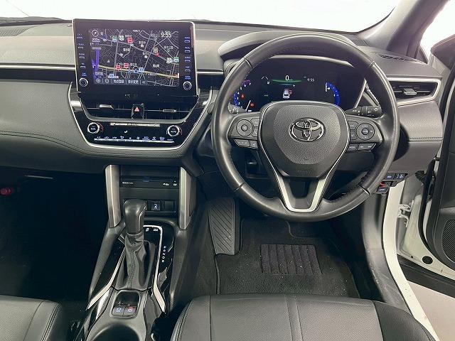 カローラクロス ハイブリッド　Ｚ　パノラマルーフ／１０．５インチナビ／全周囲／ブラインドスポット／シートヒーター／レーダークルーズ／ＣＤ／ＤＶＤ／Ｂｌｕｅｔｏｏｔｈ接続／パワーシート／１８インチアルミ／衝突軽減／レーンアシスト／ＥＴＣ（53枚目）