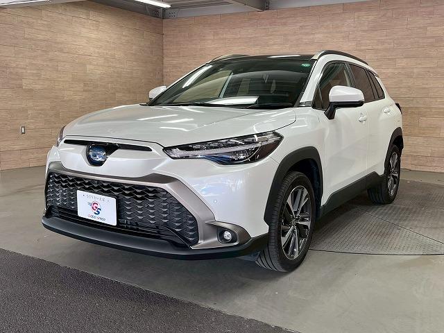 カローラクロス ハイブリッド　Ｚ　パノラマルーフ／１０．５インチナビ／全周囲／ブラインドスポット／シートヒーター／レーダークルーズ／ＣＤ／ＤＶＤ／Ｂｌｕｅｔｏｏｔｈ接続／パワーシート／１８インチアルミ／衝突軽減／レーンアシスト／ＥＴＣ（72枚目）