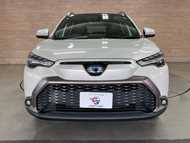 カローラクロス ハイブリッド　Ｚ　パノラマルーフ／１０．５インチナビ／全周囲／ブラインドスポット／シートヒーター／レーダークルーズ／ＣＤ／ＤＶＤ／Ｂｌｕｅｔｏｏｔｈ接続／パワーシート／１８インチアルミ／衝突軽減／レーンアシスト／ＥＴＣ（76枚目）