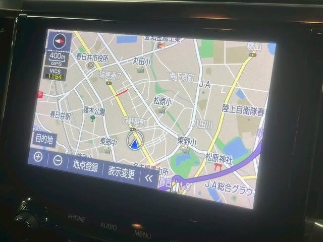 ヴェルファイア ２．５Ｚ　ゴールデンアイズ　ワンオーナー／ナビ／両側電動／ＣＤ／ＤＶＤ／Ｂｌｕｅｔｏｏｔｈ接続／衝突軽減／レーンアシスト／レーダークルーズ／ＬＥＤライト／コーナーセンサー／１８インチアルミ／オットマン／ＡＣ１００Ｖ／スマートキー（3枚目）