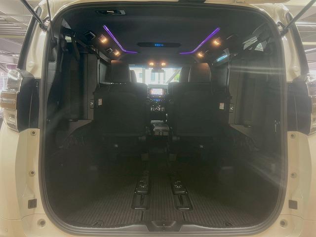 ヴェルファイア ２．５Ｚ　ゴールデンアイズ　ワンオーナー／ナビ／両側電動／ＣＤ／ＤＶＤ／Ｂｌｕｅｔｏｏｔｈ接続／衝突軽減／レーンアシスト／レーダークルーズ／ＬＥＤライト／コーナーセンサー／１８インチアルミ／オットマン／ＡＣ１００Ｖ／スマートキー（74枚目）