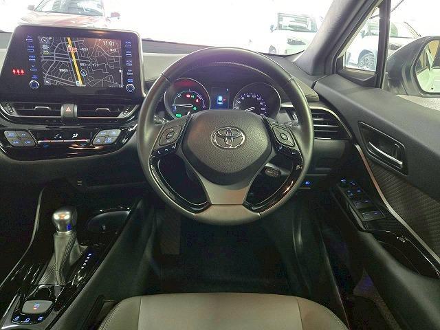 Ｃ－ＨＲ ハイブリッド　Ｇ　純正ディスプレイ／ＢＳＭ／レーダークルーズ／衝突軽減／レーンアシスト／ステアリングスイッチ／ハーフレザー／オートハイビーム／コーナーセンサー／ナビ／Ｂｌｕｅｔｏｏｔｈ接続／ドライブレコーダー／ＥＴＣ（41枚目）