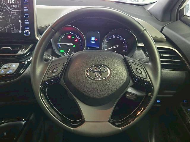 Ｃ－ＨＲ ハイブリッド　Ｇ　純正ディスプレイ／ＢＳＭ／レーダークルーズ／衝突軽減／レーンアシスト／ステアリングスイッチ／ハーフレザー／オートハイビーム／コーナーセンサー／ナビ／Ｂｌｕｅｔｏｏｔｈ接続／ドライブレコーダー／ＥＴＣ（42枚目）