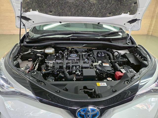 Ｃ－ＨＲ ハイブリッド　Ｇ　純正ディスプレイ／ＢＳＭ／レーダークルーズ／衝突軽減／レーンアシスト／ステアリングスイッチ／ハーフレザー／オートハイビーム／コーナーセンサー／ナビ／Ｂｌｕｅｔｏｏｔｈ接続／ドライブレコーダー／ＥＴＣ（77枚目）