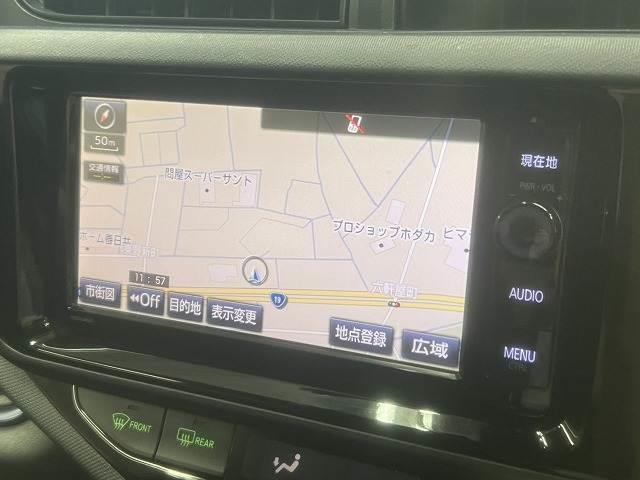 アクア Ｓ　ナビ／バックカメラ／衝突軽減／レーンアシスト／ＴＶキャンセラー／Ｂｌｕｅｔｏｏｔｈ接続／ステアリングスイッチ／オートハイビーム／ＬＥＤライト／モデリスタ１５インチアルミ／スマートキー／ビルトインＥＴＣ（3枚目）