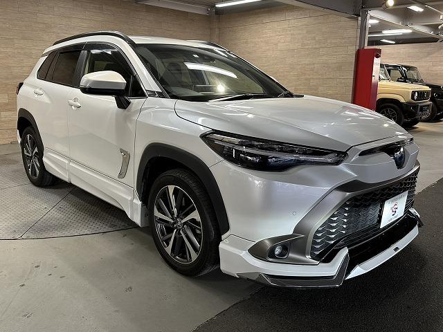 カローラクロス ハイブリッド Z モデリスタエアロ/ディスプレイオーディオ/パワーバックドア/フルセグTV/レーダークルーズ/衝突軽減/レーンアシスト/シートヒーター/オートハイビーム/クリアランスソナー/18インチアルミ(67枚目)