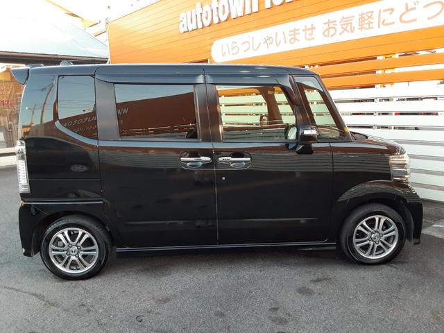 N-BOXカスタム G SSパッケージ 衝突軽減ブレーキ 両側電動スライドドア 純正メモリーナビ ワンセグ BLUETOOTH対応 バックカメラ CD DVD再生 オートライト ディスチャージ ウィンカーミラー アルミ スマートキー(47枚目)