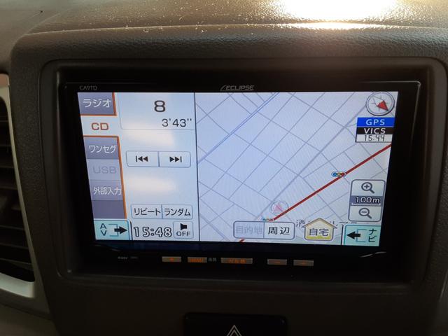 フレアワゴン XS 衝突軽減ブレーキ 純正SDナビ ワンセグ CD USB 左電動スライドドア アイドリングストップ スマートキー 横滑防止 電動格納ミラー ベンチシート 走行38000キロ スマートキー連動セキュリティ(4枚目)