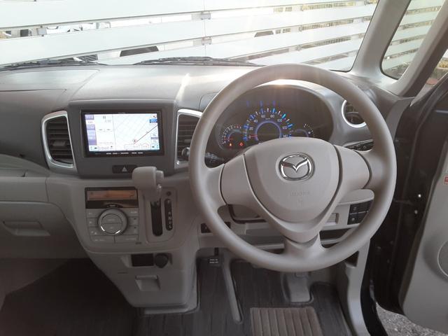 フレアワゴン XS 衝突軽減ブレーキ 純正SDナビ ワンセグ CD USB 左電動スライドドア アイドリングストップ スマートキー 横滑防止 電動格納ミラー ベンチシート 走行38000キロ スマートキー連動セキュリティ(10枚目)